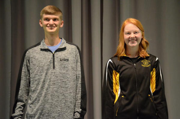 Katie Zaun and Kellen McAferty were the highest scoring female and male competitors of the events.